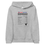 UMAC Nation Nutrition Facts Kids fleece hoodie